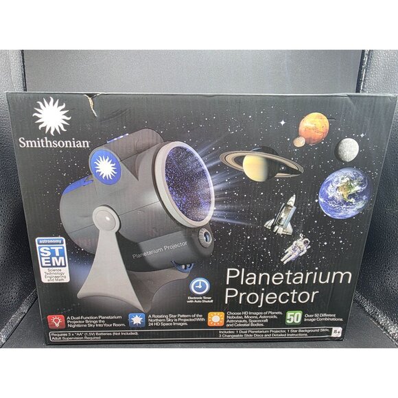 Smithsonian Planetarium Projector With 24 HD Space Images & Auto Shutoff - Picture 1 of 4